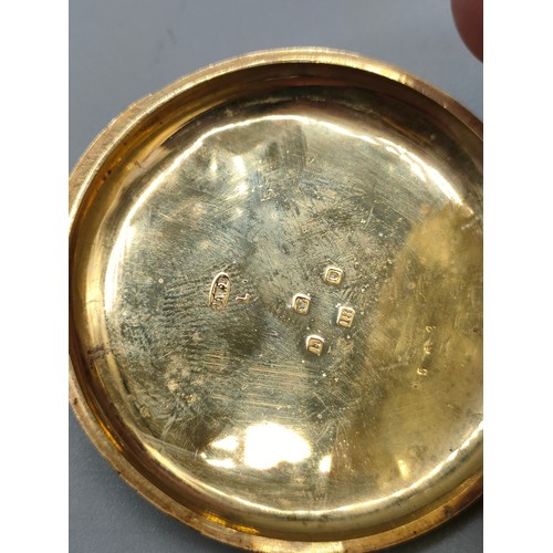 2 - Antique 18ct yellow gold pocket watch produced by J.W. Benson. The Keyless Ludgate Watch J.W.Benson ... 