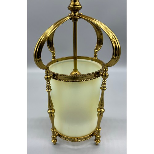111 - Art Nouveau, Arts & crafts Glasgow School of Art style light fitting; Crown inspired top section, Gi... 
