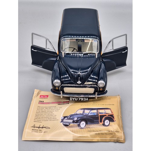 Sun Star- 1963 Morris Minor 1000 traveller limited edition model