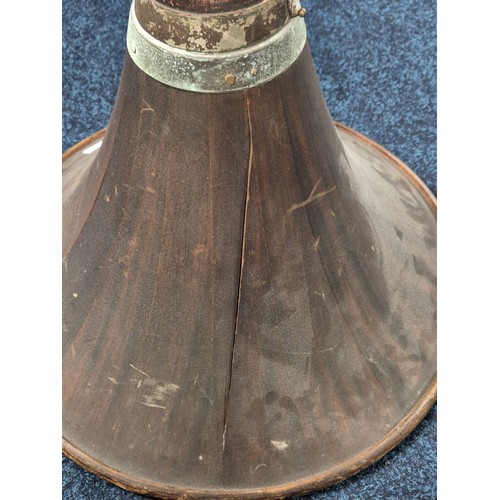 217 - Thomas Edison antique Phonograph large horn [53cm] [as found]