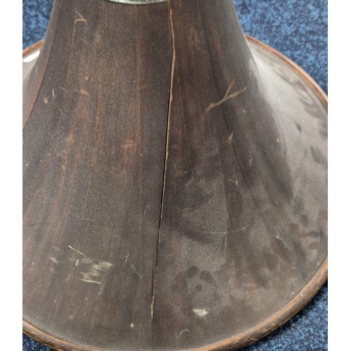 217 - Thomas Edison antique Phonograph large horn [53cm] [as found]