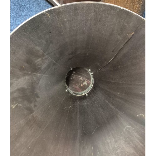 217 - Thomas Edison antique Phonograph large horn [53cm] [as found]