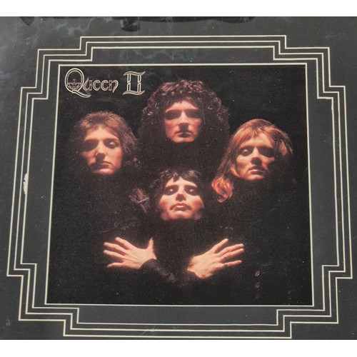 217 - Limited edition 47/500 Queen framed record & picture serial together with boxed Freddie Mercury figu... 