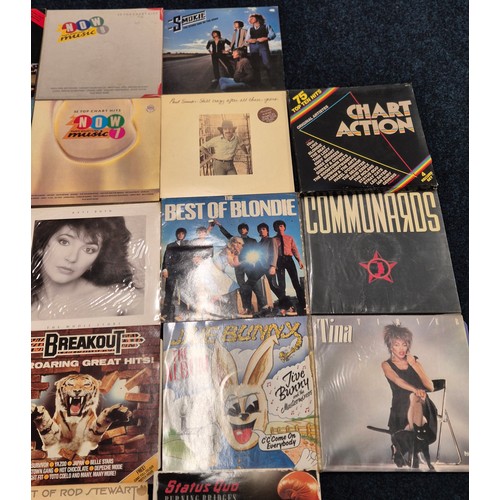 337 - A Collection of various era LPs; The Beatles Love songs, Smokie the other side of the road, now 4, t... 