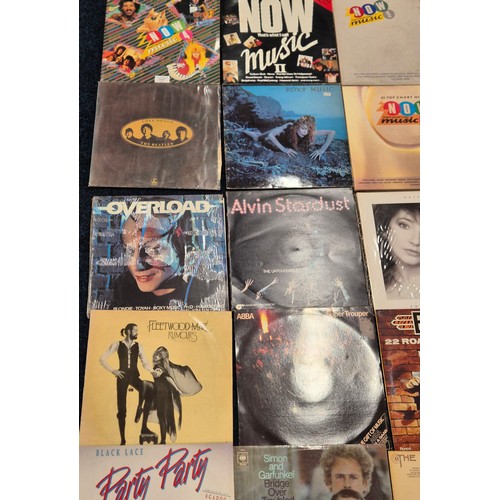 337 - A Collection of various era LPs; The Beatles Love songs, Smokie the other side of the road, now 4, t... 