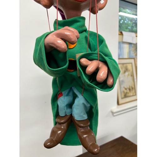 133 - Large Vintage Pelham Puppet of Dopey from Snow White and the seven dwarfs. [54cm length- puppet]