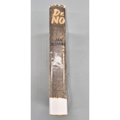 377 - Ian Fleming book titled 'Dr No' published 1958, with Dr No figure