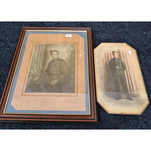 361 - Two WW1 military photographs