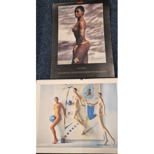 393 - Two vintage Pirelli calendars both dated year 1986