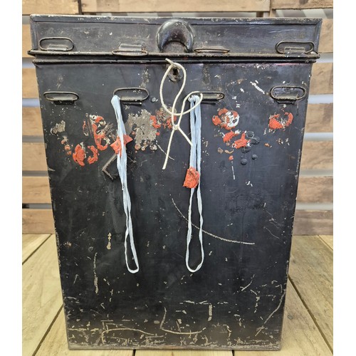 240 - Antique Ballot box circa 1869-1879 G. Waterston sons & Stewarts of 56 Hanover street Edinburgh with ... 