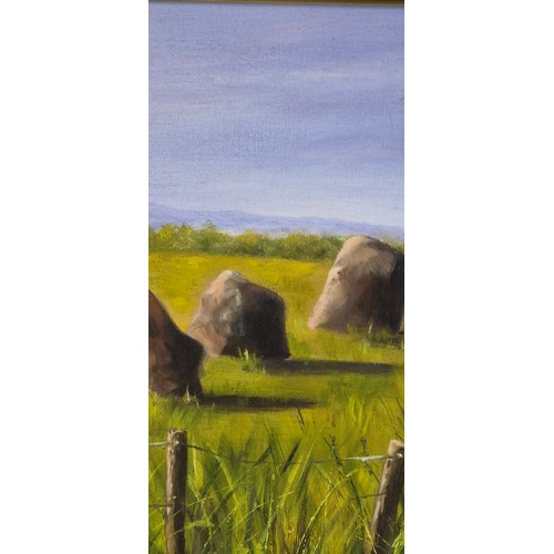 284 - Oil painting Fife local artist 