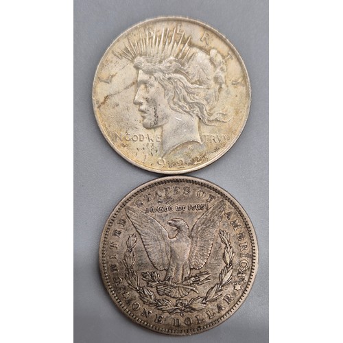 37 - 1899 & 1922 Silver Liberty One Dollar Coins.