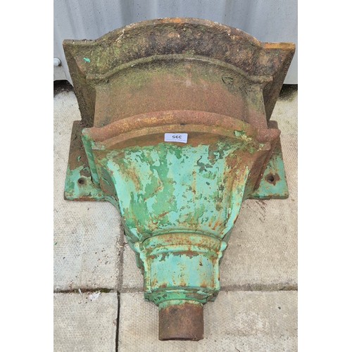 395 - Large Victorian cast iron Hopper[50x49x31cm]