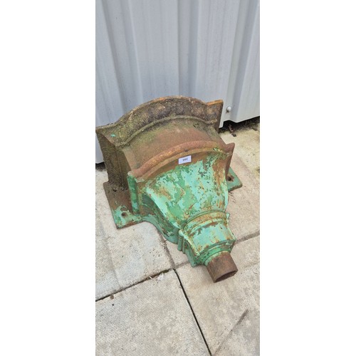 395 - Large Victorian cast iron Hopper[50x49x31cm]