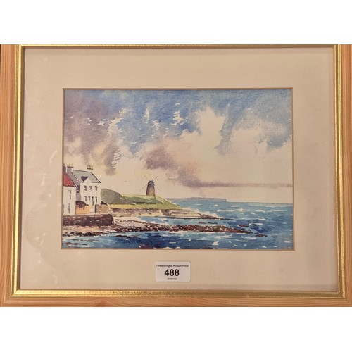 488 - A collection of prints & watercolours; from an Original watercolour Coastal scene by Wendy Sabine, l... 