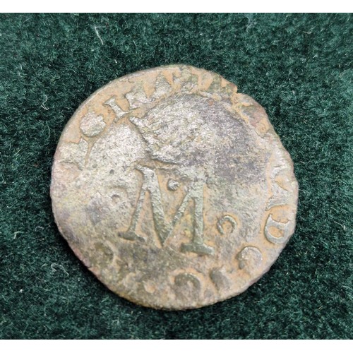 171 - 1556 Mary Queen of Scots, Scottish coin and various Roman Coins.