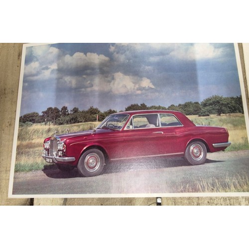 89 - A Collection of vintage Rolls Royce & Bentley brochures from the 1960's