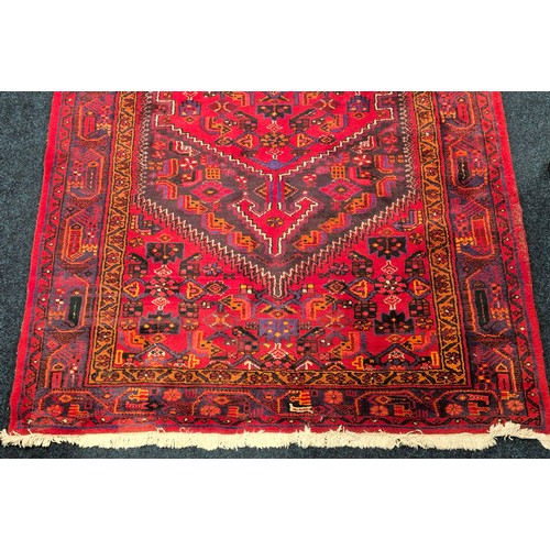 288 - Persian Zanjan style hand knotted rug, Reg Ground [222x140cm]