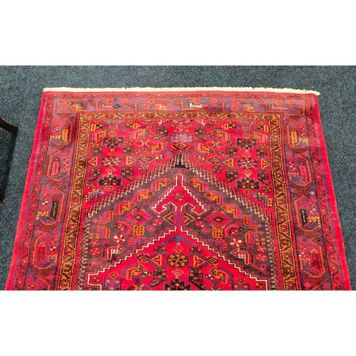 288 - Persian Zanjan style hand knotted rug, Reg Ground [222x140cm]