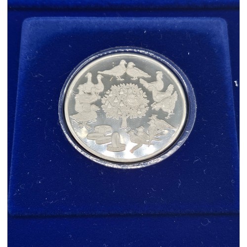 58 - A Collection of silver proof coins; Birmingham mint- 200th Derby Medallic first day cover, The Danbu... 