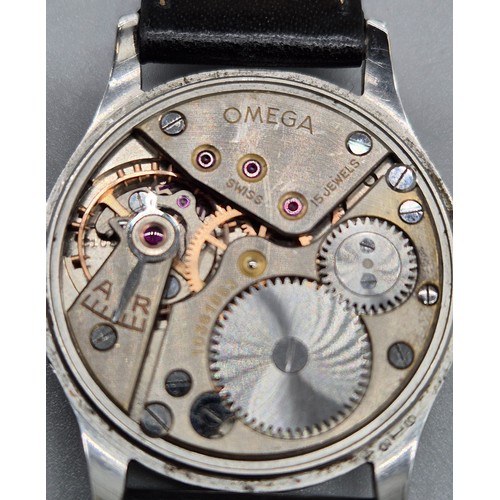 16 - Vintage Gent's Omega evening watch. 10361863. 15 jewels. Working.