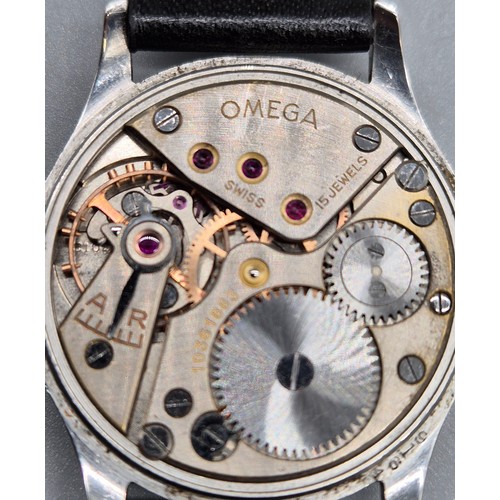 16 - Vintage Gent's Omega evening watch. 10361863. 15 jewels. Working.