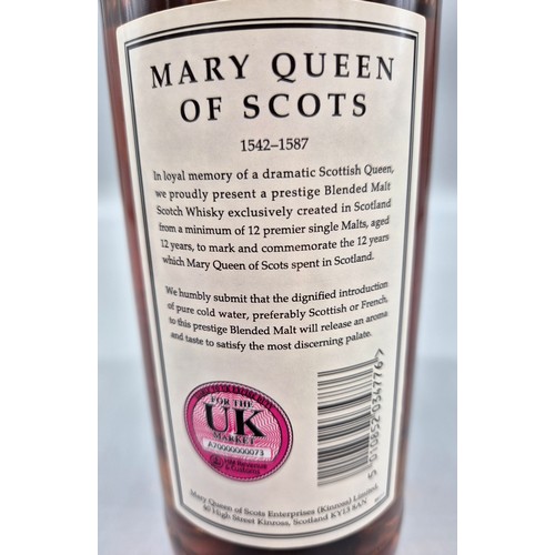 27 - Bottling of Mary Queen of Scots Blended Malt Scotch Whisky- 12 years old, The regal blend of single ... 