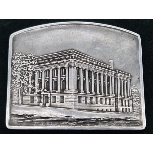 5 - Fine Silver Tiffany & Co. ingot presentation plaque- 