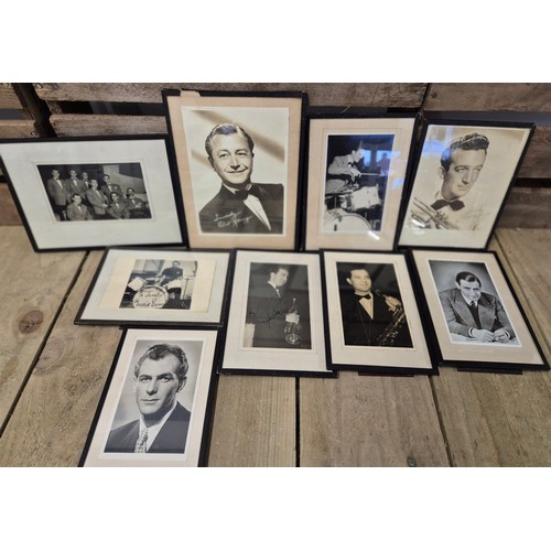 108 - A Collection of Musical and actor photographs- some signed.