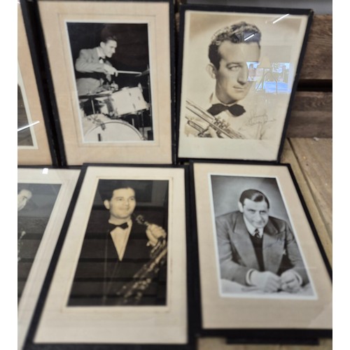 108 - A Collection of Musical and actor photographs- some signed.