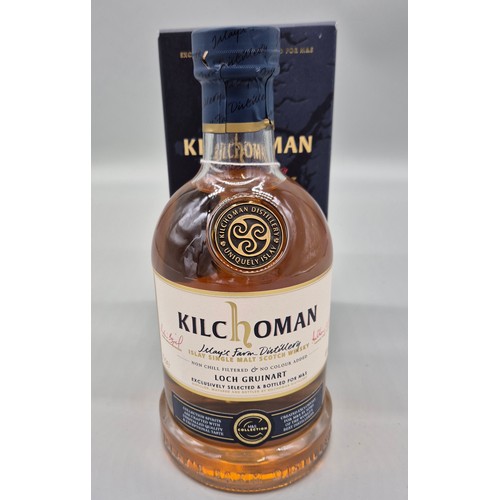 96 - Bottling of Kilchoman Islay Single Malt Scotch Whisky. With box. 70cl.