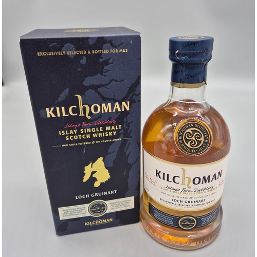 96 - Bottling of Kilchoman Islay Single Malt Scotch Whisky. With box. 70cl.