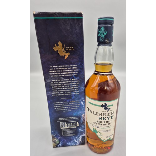 114 - Bottling of Talisker Skye Single malt Scotch Whisky. 700ML. Comes with box.