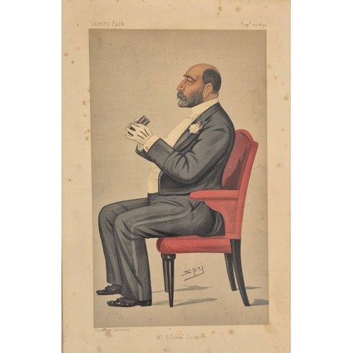 118 - A collection of three 19th century Vanity Fair Pictures titled 