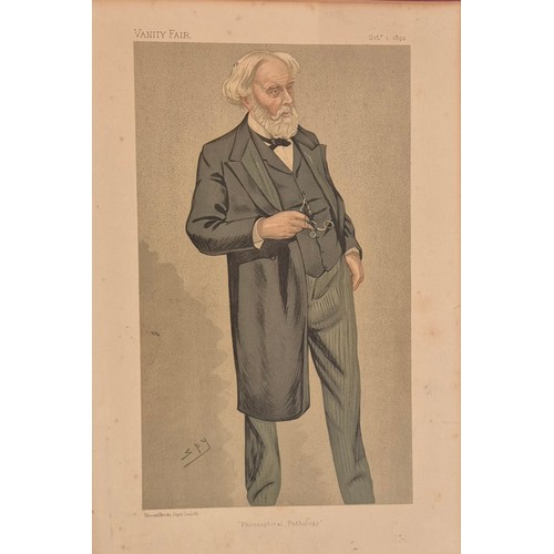 118 - A collection of three 19th century Vanity Fair Pictures titled 