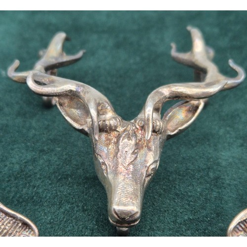 83 - Edinburgh silver hallmarked Seaforth Highlanders cap badge.  Produced by Thomas Kerr Ebbutt.