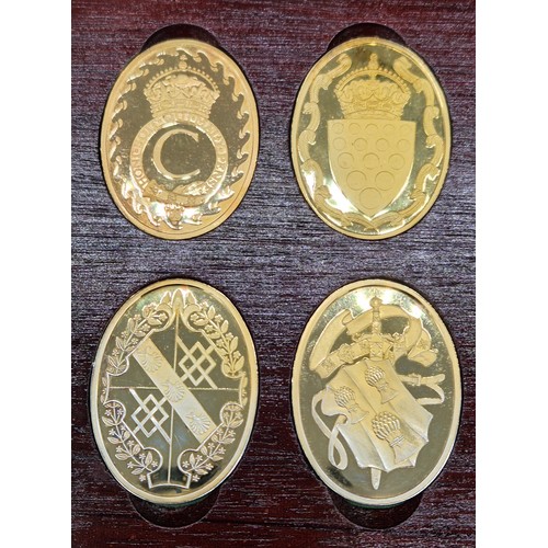 64 - Cased Silver hallmarked ingot set 