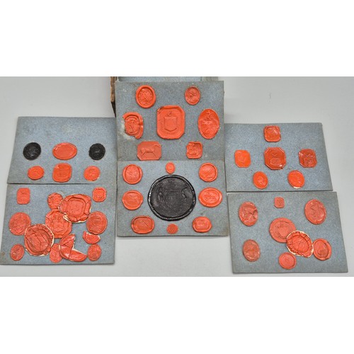 93 - A Collection of 17th and 18th century wax seals.
