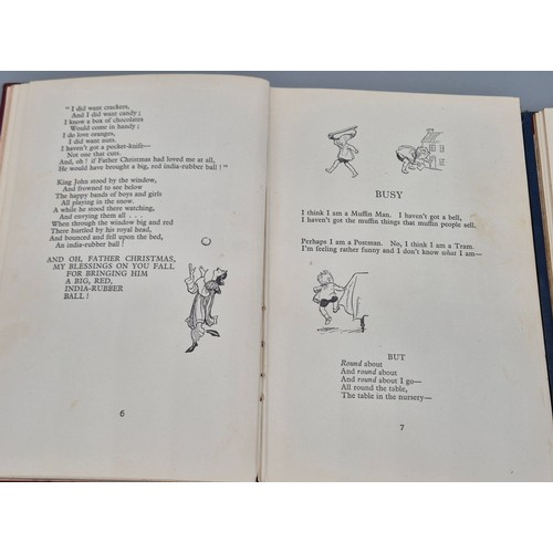 76 - A.A. Milne 
Three First edition books; 