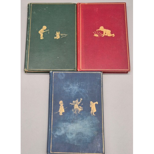 76 - A.A. Milne 
Three First edition books; 