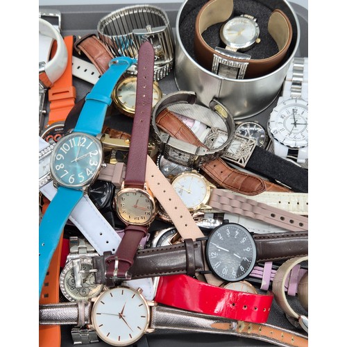 62 - A Tray filled with mixed watches; Sekonda, Casio and many more makes.