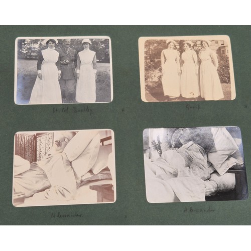 86 - A Rare WWI Photo album of an officer in the Gordon Highlanders, Including scenes from early in the W... 