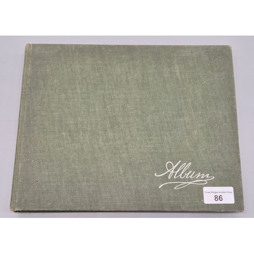 86 - A Rare WWI Photo album of an officer in the Gordon Highlanders, Including scenes from early in the W... 