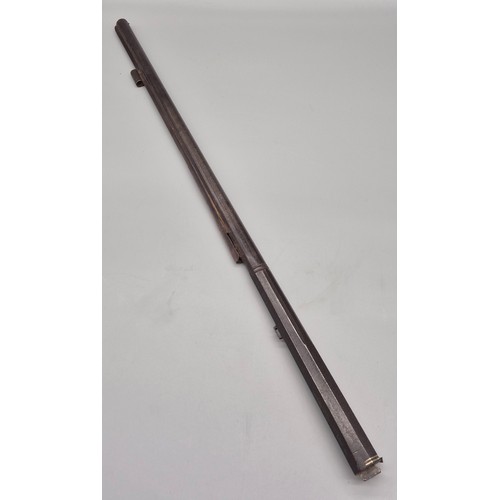 101 - Antique London Cap Gun Barrel with Foundry markings [84cm length]