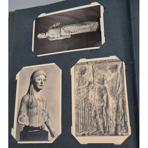 103 - A Large Antique Postcard Album Featuring North American & Middle Eastern Postcards [Pictured of enti... 