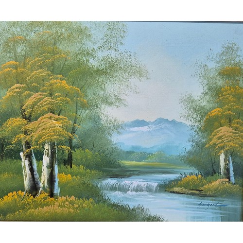 248 - Two large oil paintings 