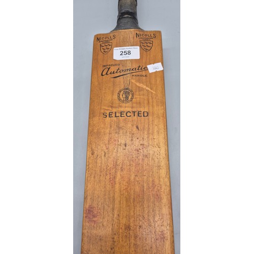 258 - Gray Nicolls limited Roberts Bridge Sussex Cricket bat [85cm in length]