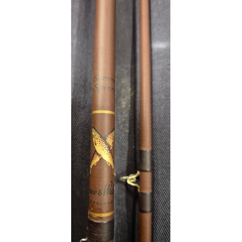 481 - Two piece Bruce  & Walker Graphite spinning rod; Bruce & Walker 