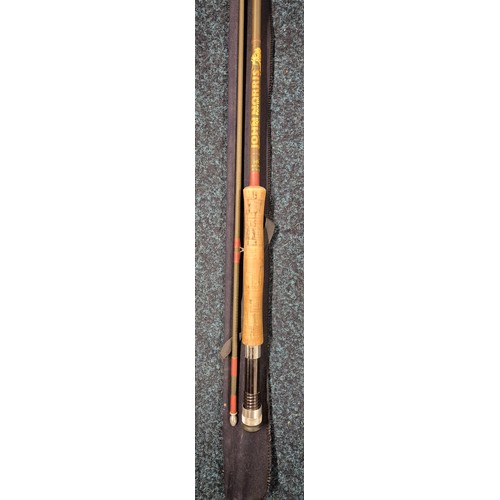 486 - Two piece fly rod- John Norris of Penrith Lakeland Spiralite Carbon Rod, 10 1/2