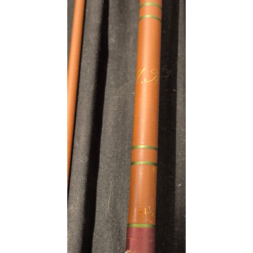 416 - M.K.B Two piece rod with bag; 9'. 1 1/2 oz.